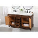 Windsor 60 X 22 X 36 inch Teak Vanity Sink Set