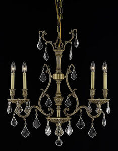 Monarch 4 Light 6 inch French Gold Dining Chandelier Ceiling Light
