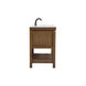 Clement 36 X 22 X 34.13 inch Driftwood Bathroom Vanity Cabinet