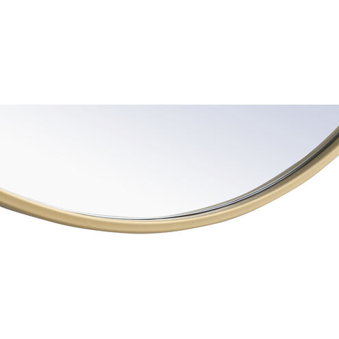 Eternity 32 X 32 inch Brass Wall Mirror
