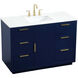 Blake 48 X 22 X 34 inch Blue Vanity Sink Set