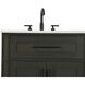 Virginia 60 X 35 inch Mocha Brown Bathroom Vanity Cabinet