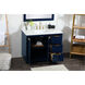 Blake 42 X 22 X 34 inch Blue Vanity Sink Set