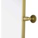 Amoura 24 X 20 inch Brass Mirror
