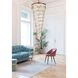 Sydney 35 Light 30 inch Satin Gold Chandelier Ceiling Light