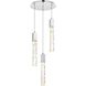 Aurora 3 Light 16 inch Black Chandelier Ceiling Light