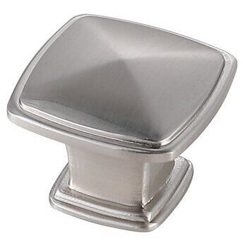 Marcel Brushed Nickel Hardware Cabinet Knob, Set of 10