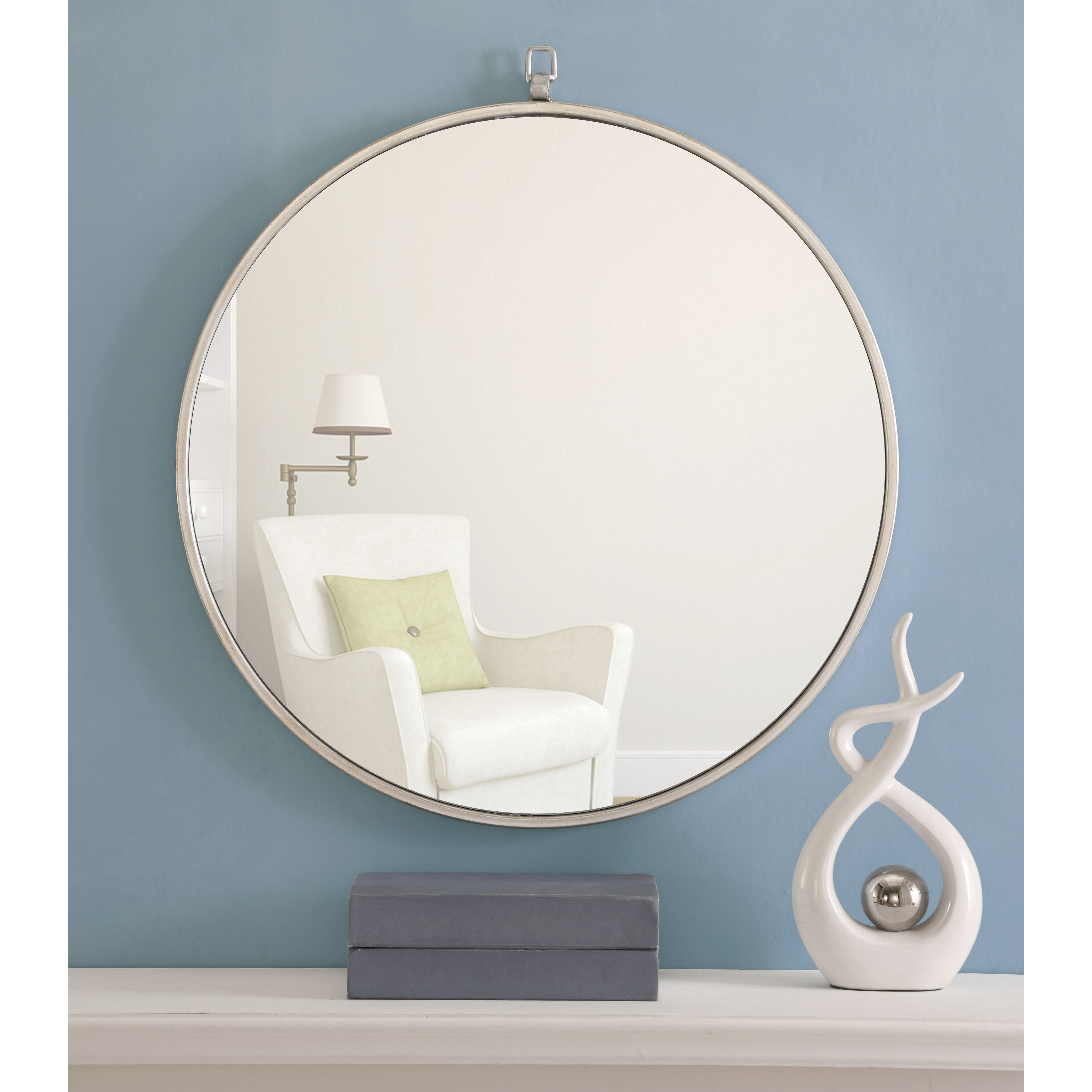Eternity 24 X 24 inch Silver Wall Mirror