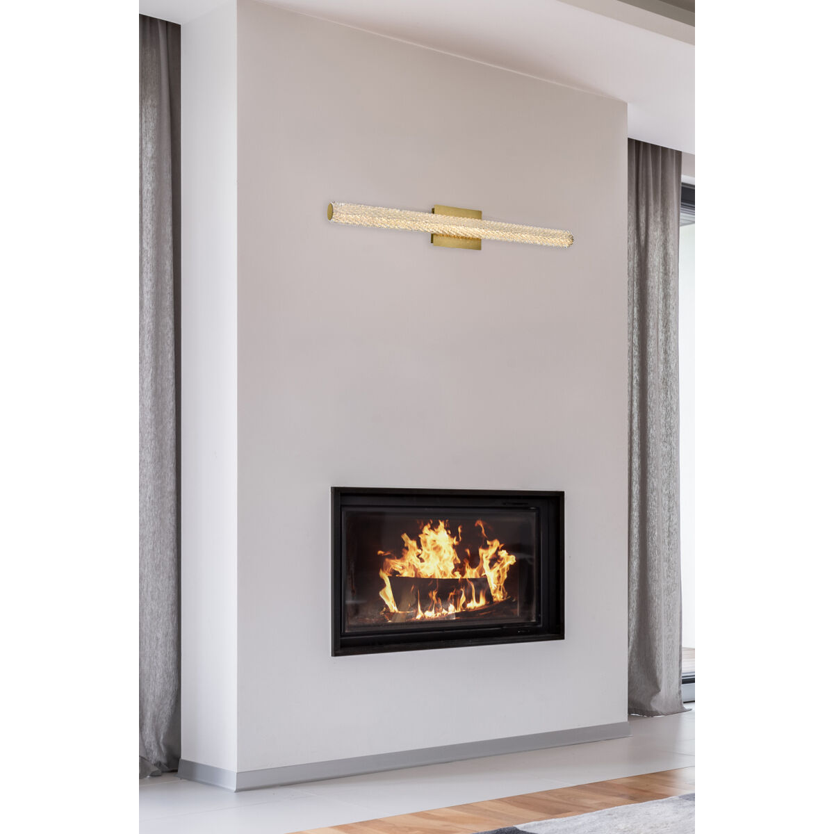 Bowen 1 Light 36 inch Satin Gold Wall Sconce Wall Light