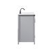 Grant 42 X 19 X 34 inch Grey Vanity Sink Set