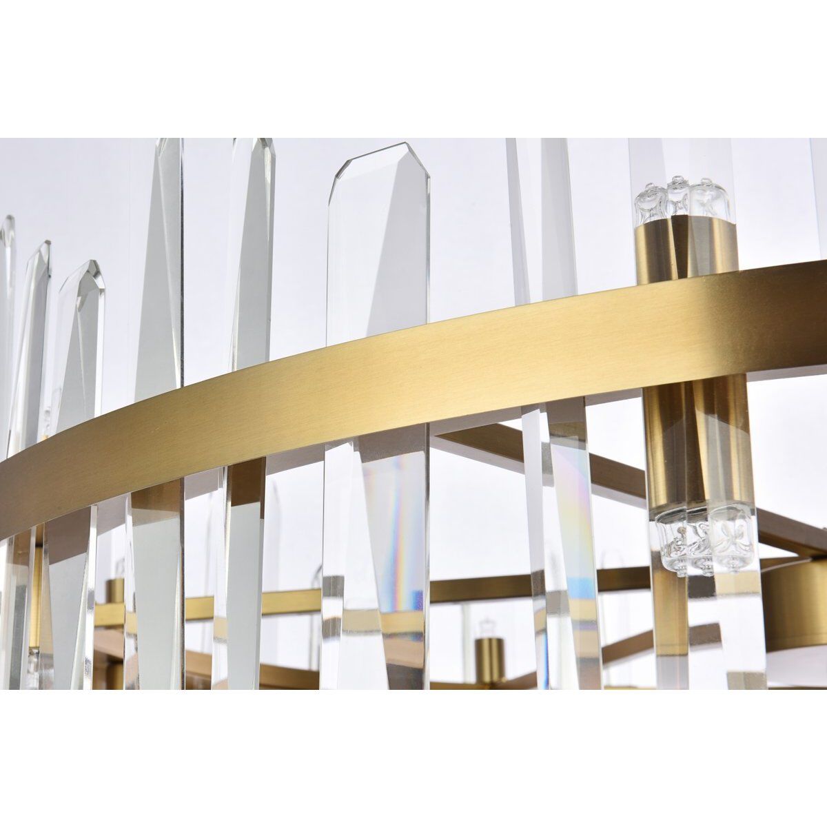 Serena 16 Light 36 inch Satin Gold Chandelier Ceiling Light