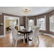 Savannah 5 Light 18 inch Brass Flush Mount Ceiling Light