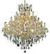 Maria Theresa 37 Light 44 inch Gold Foyer Ceiling Light in Clear, Royal Cut