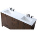 Soma 60 X 19 X 34 inch Expresso Vanity Sink Set