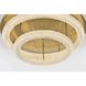 Bowen 2 Light 29.5 inch Satin Gold Flush Mount Ceiling Light