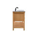Clement 60 X 22 X 34 inch Natural Wood Bathroom Vanity Cabinet