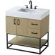 Caroline 32 X 34 inch Honey Brown Bathroom Vanity Cabinet