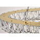 Monroe LED 41 inch Gold Chandelier Ceiling Light