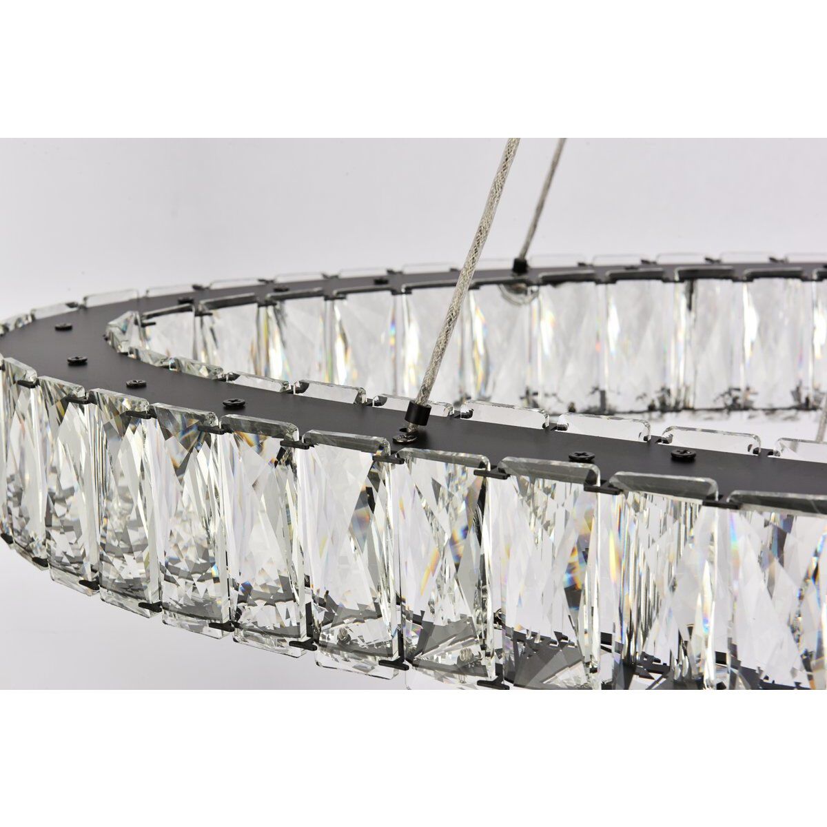 Monroe 2 Light 40 inch Black Pendant Ceiling Light