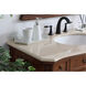 Danville 42 X 42 X 36 inch Teak and Antique Bronze Vanity Sink Set