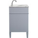 Park Avenue 42 X 21.5 X 35 inch Grey Vanity Sink Set in Gray