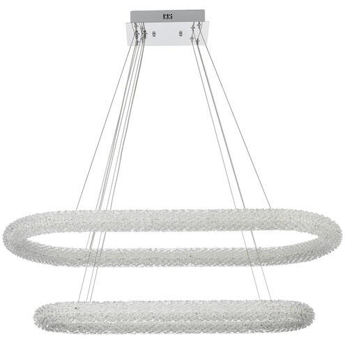 Bowen 2 Light 18 inch Chrome Chandelier Ceiling Light