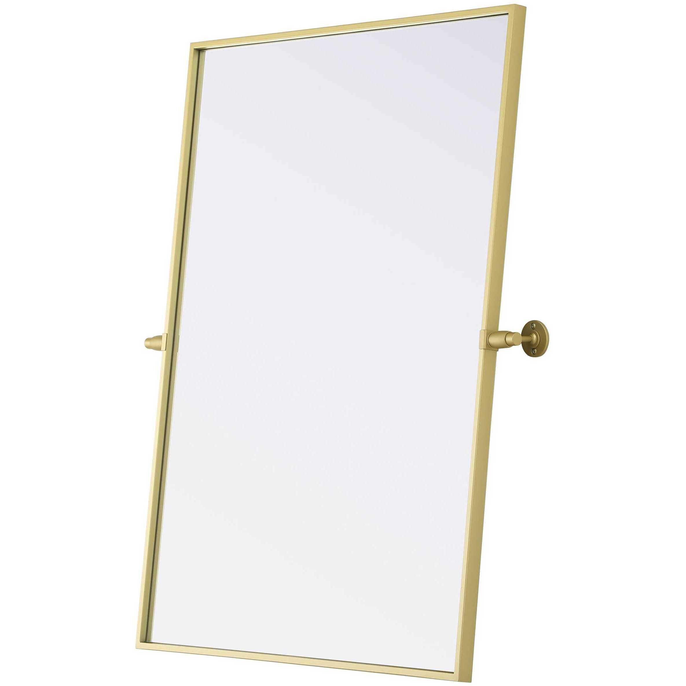 Amoura 36 X 27 inch Brass Mirror