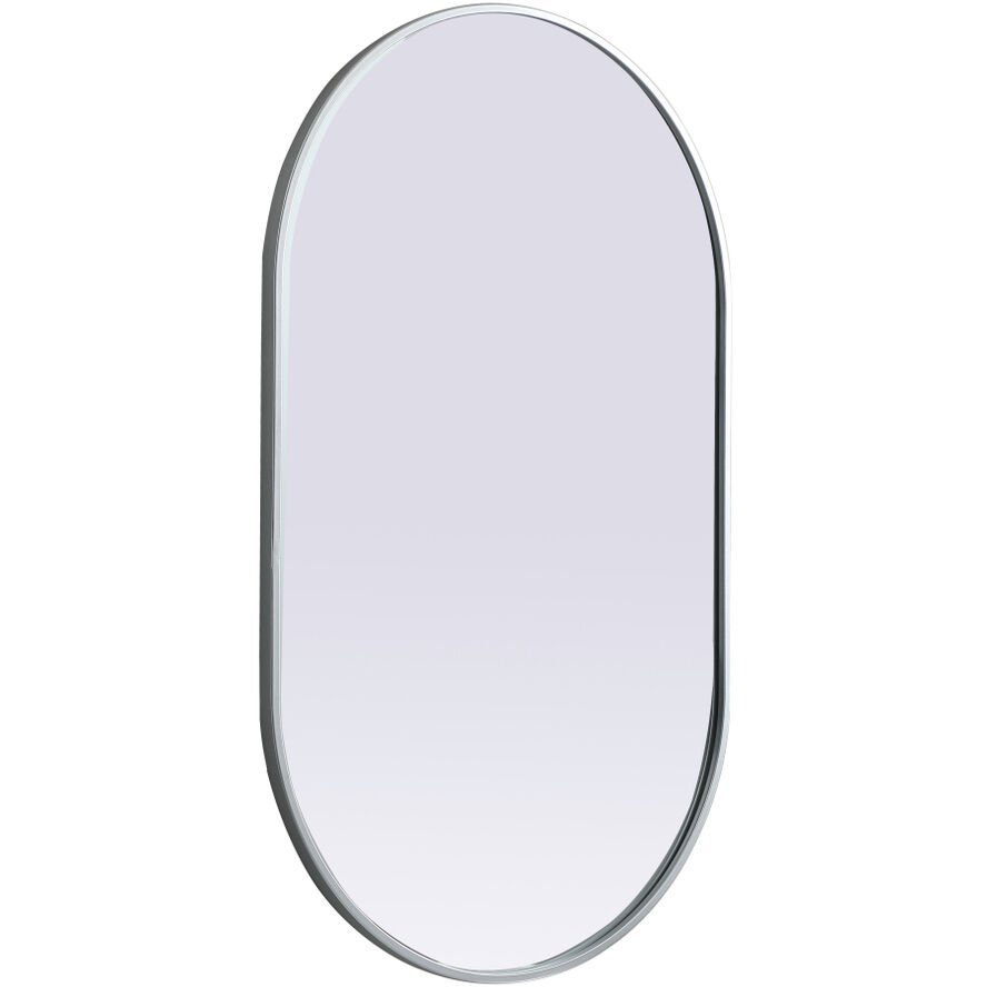 Asha 40 X 24 inch Silver Mirror in 24 x 40