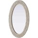 Marlowe 36 X 24 inch Linen White Mirror