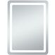 Genesis 40 X 30 inch Glossy White LED Mirror