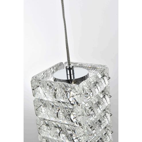 Aston 1 Light 6.5 inch Chrome Pendant Ceiling Light