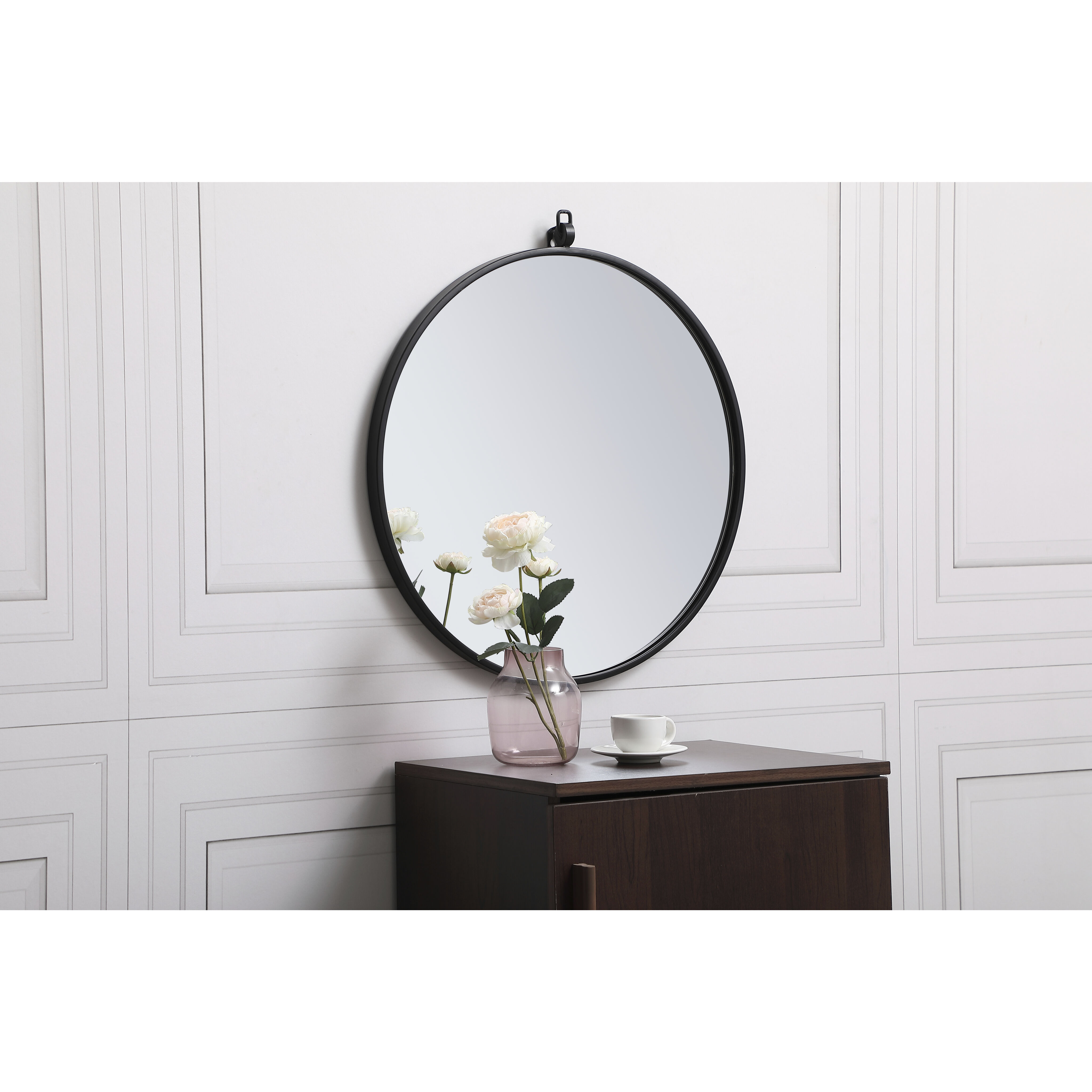 Eternity 21 X 21 inch Black Wall Mirror