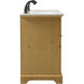 Americana 60 X 22 X 35 inch Natural Wood Vanity Sink Set