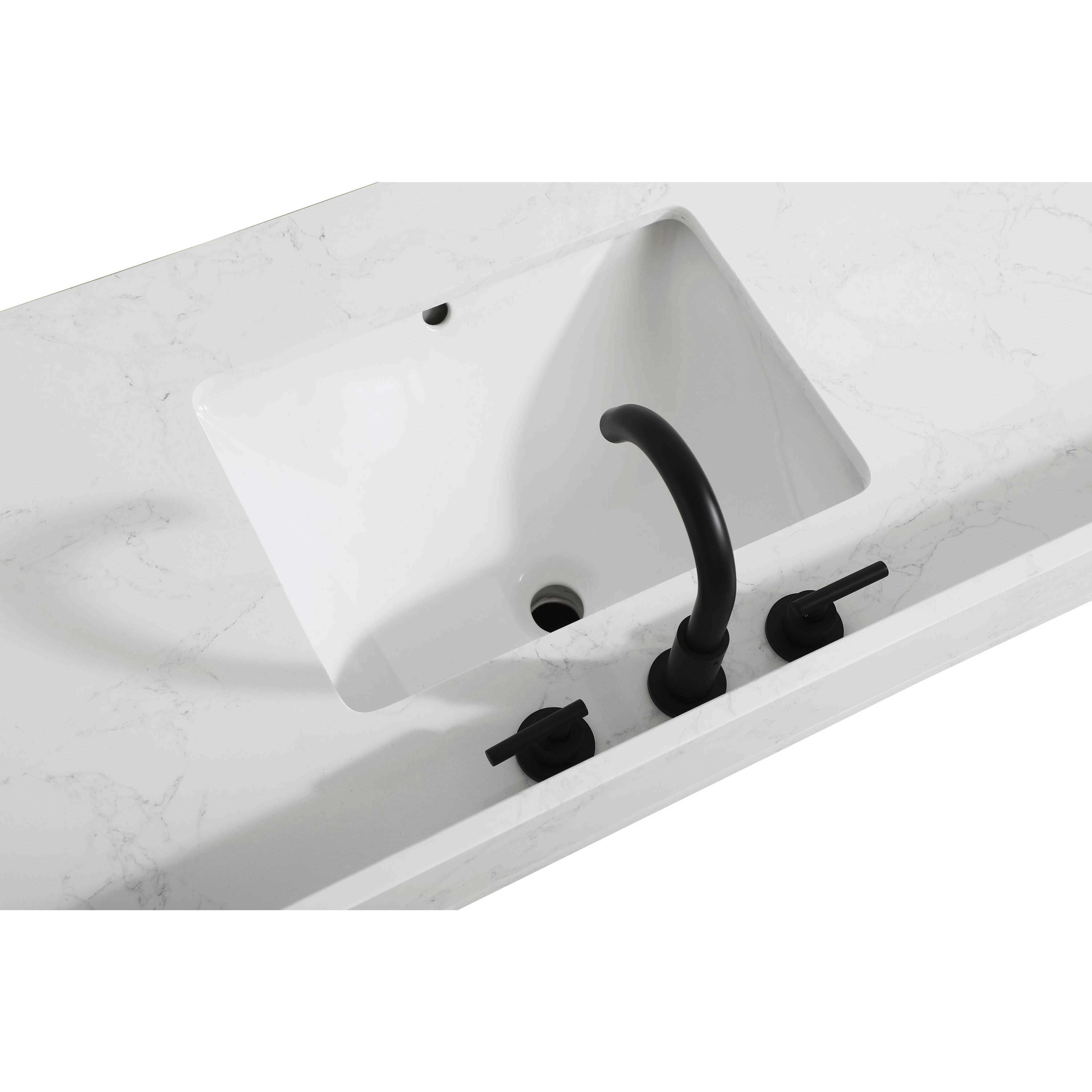 Nathan 36 X 34 inch White Bathroom Vanity Cabinet