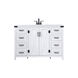 Grant 48 X 19 X 34 inch White Vanity Sink Set