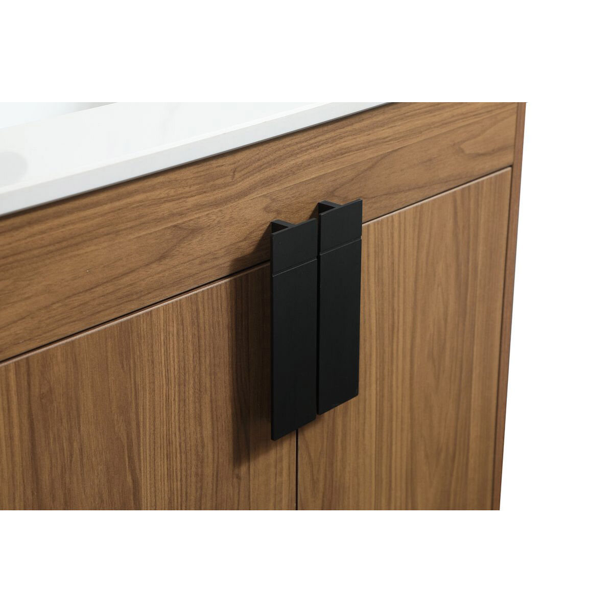 Eugene 60 X 22 X 34 inch Walnut Brown Vanity Sink Set