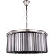 Sydney 8 Light 32 inch Polished Nickel Chandelier Ceiling Light, Urban Classic