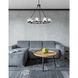 Cadence 9 Light 32 inch Black Chandelier Ceiling Light