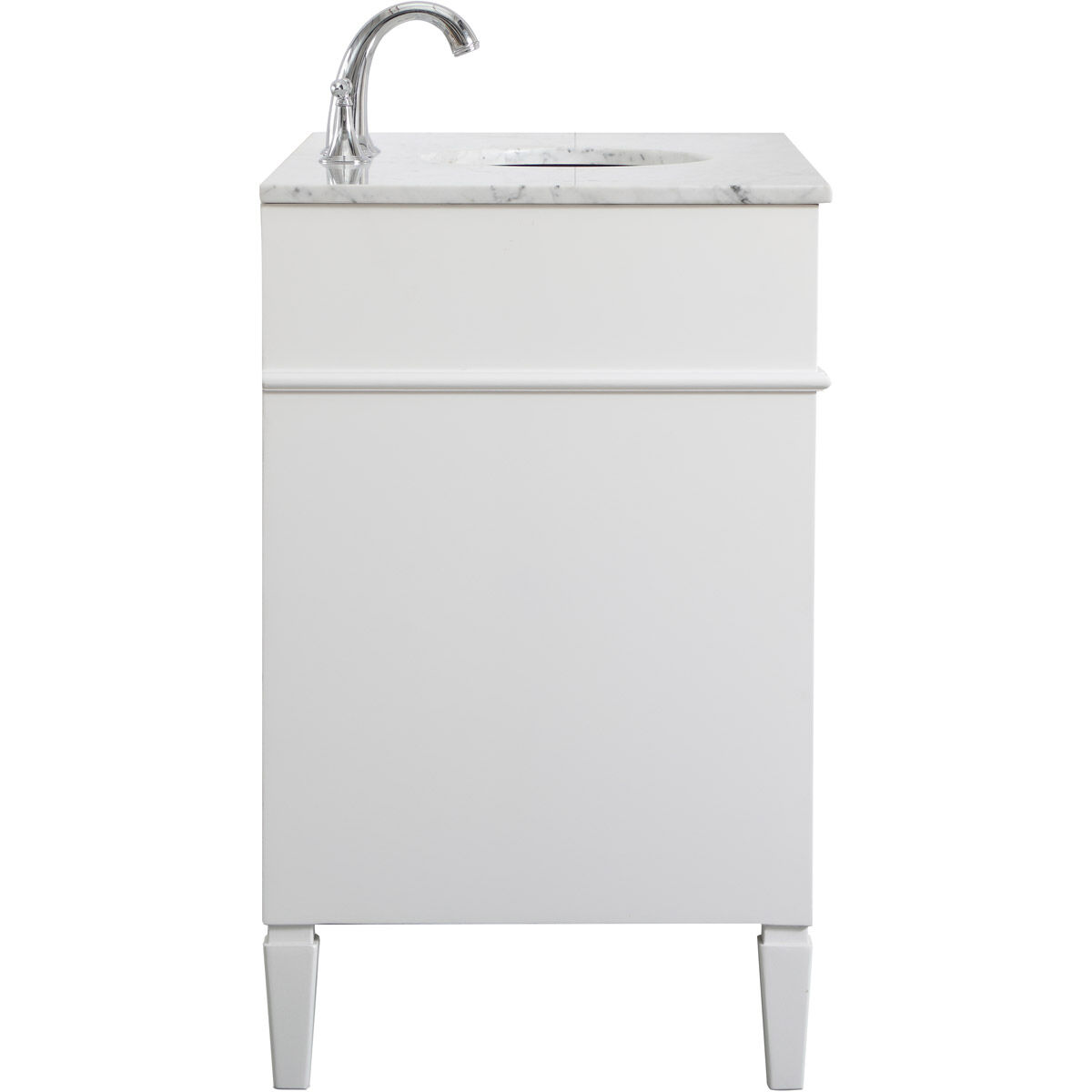 Park Avenue 42 X 22 X 35 inch White Vanity Sink Set