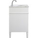 Park Avenue 42 X 22 X 35 inch White Vanity Sink Set