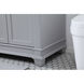 Wesley 72 X 22 X 35 inch Grey Vanity Sink Set