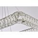 Monroe 2 Light 42 inch Chrome Pendant Ceiling Light