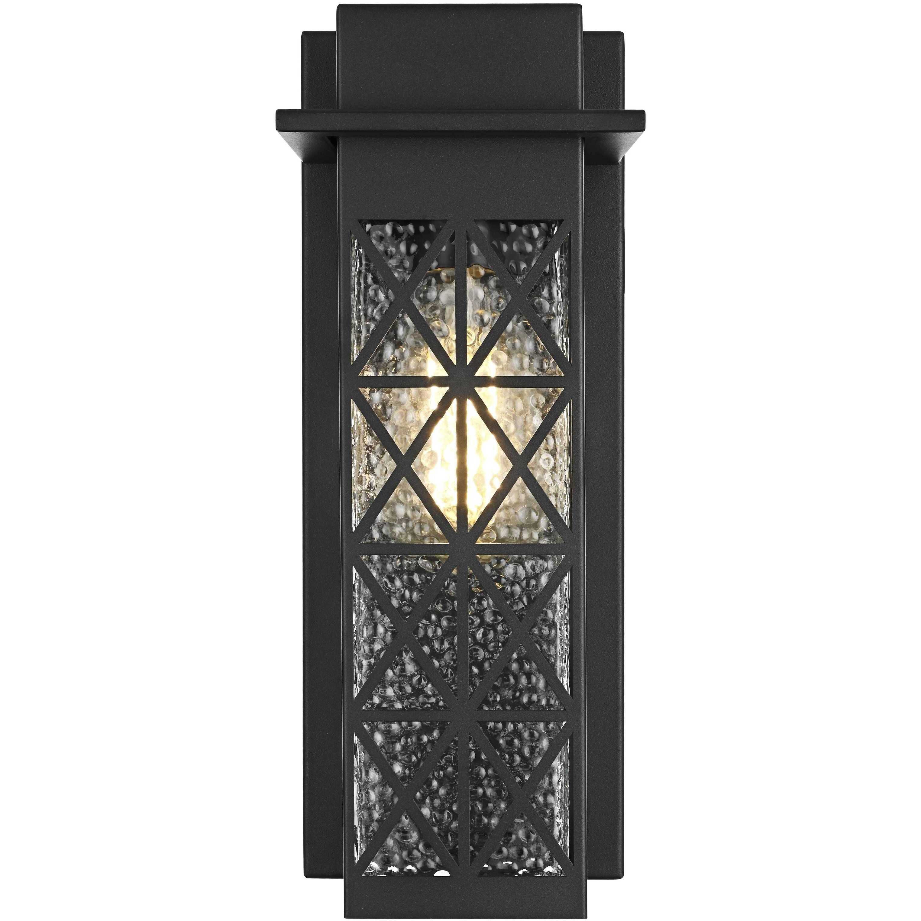 Wildey 1 Light 13 inch Black Outdoor Wall Sconce