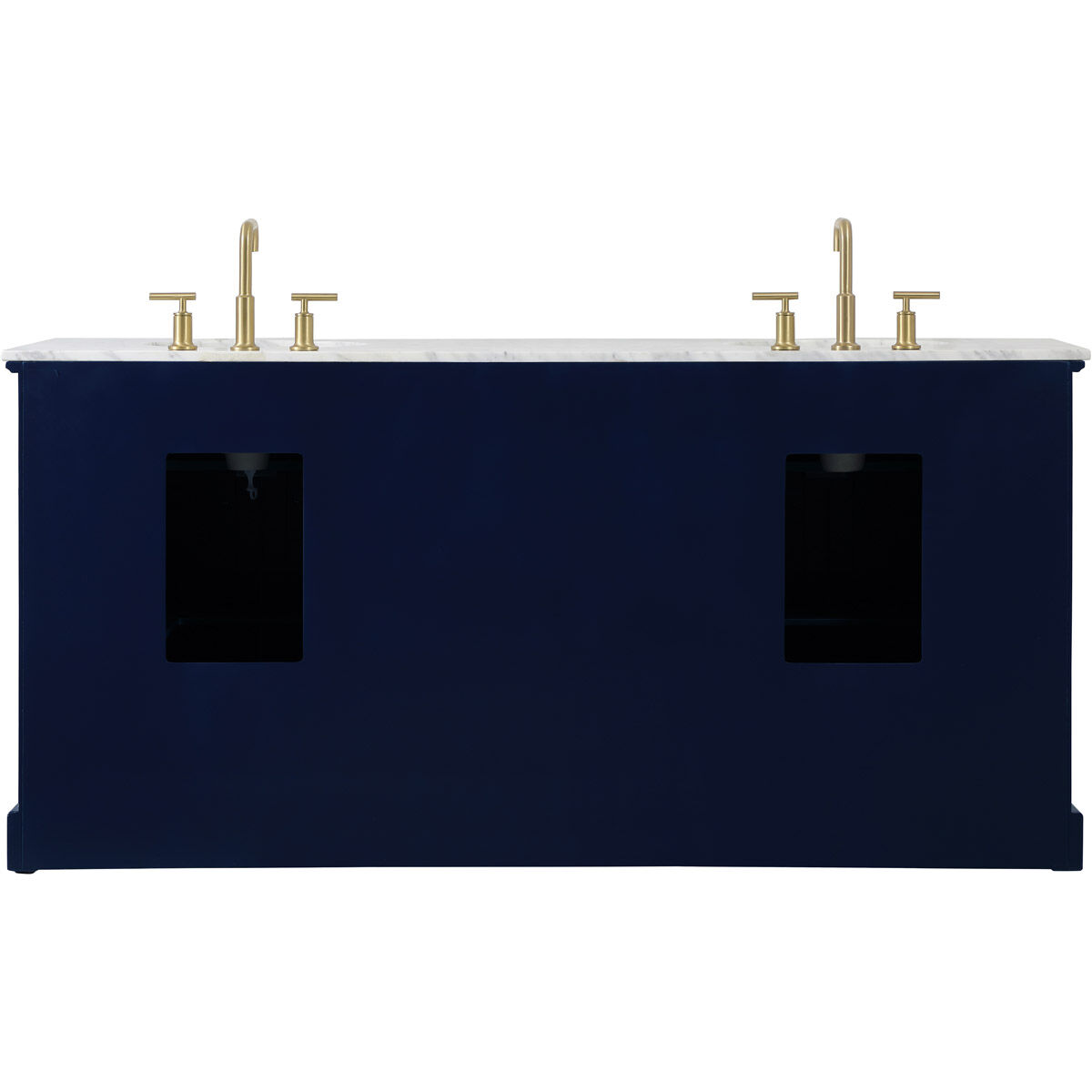 Americana 72 X 22 X 35 inch Blue Vanity Sink Set