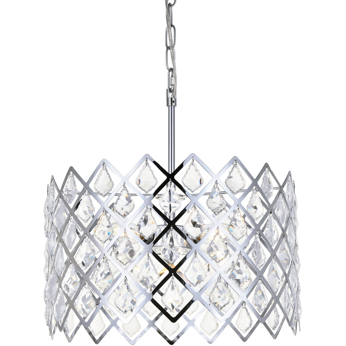 Lyla 3 Light 16 inch Chrome Pendant Ceiling Light