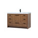 Wyatt 48 X 22 X 34 inch Walnut Brown Vanity Sink Set