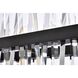 Serephina 20 Light 36 inch Black Linear Chandelier Ceiling Light