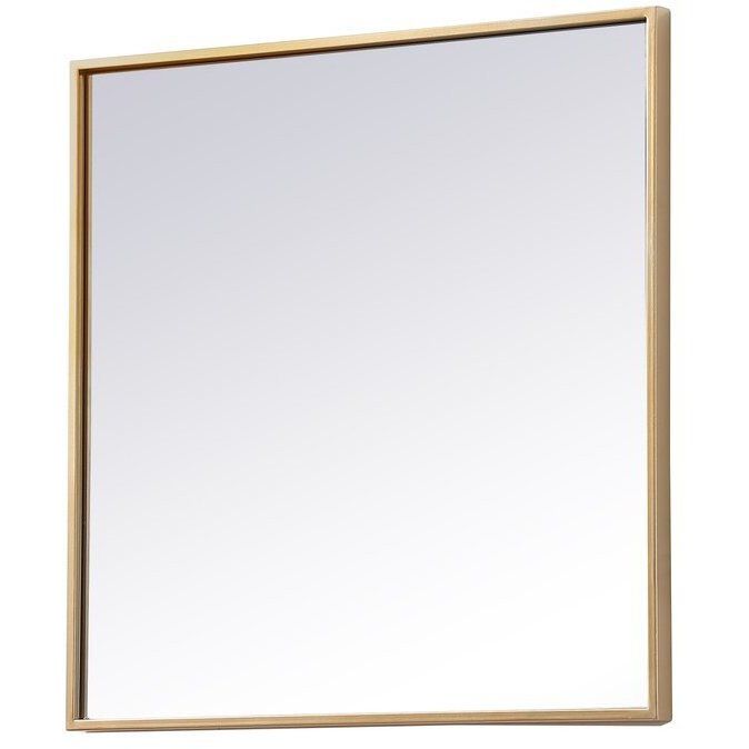 Eternity 24 X 24 inch Brass Vanity Mirror