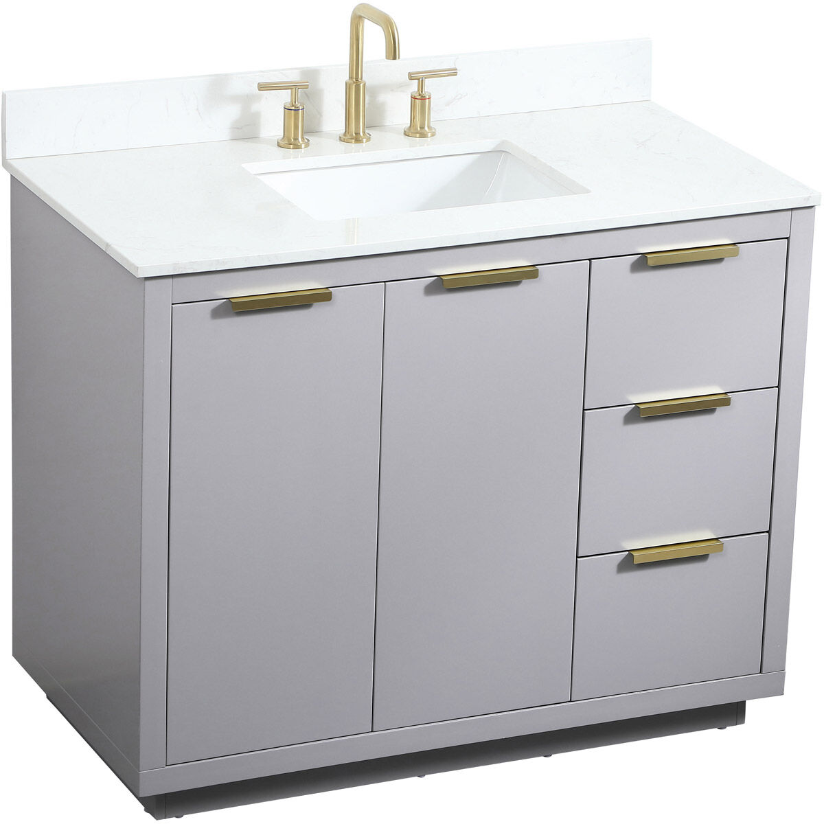 Blake 42 X 22 X 34 inch Grey Vanity Sink Set