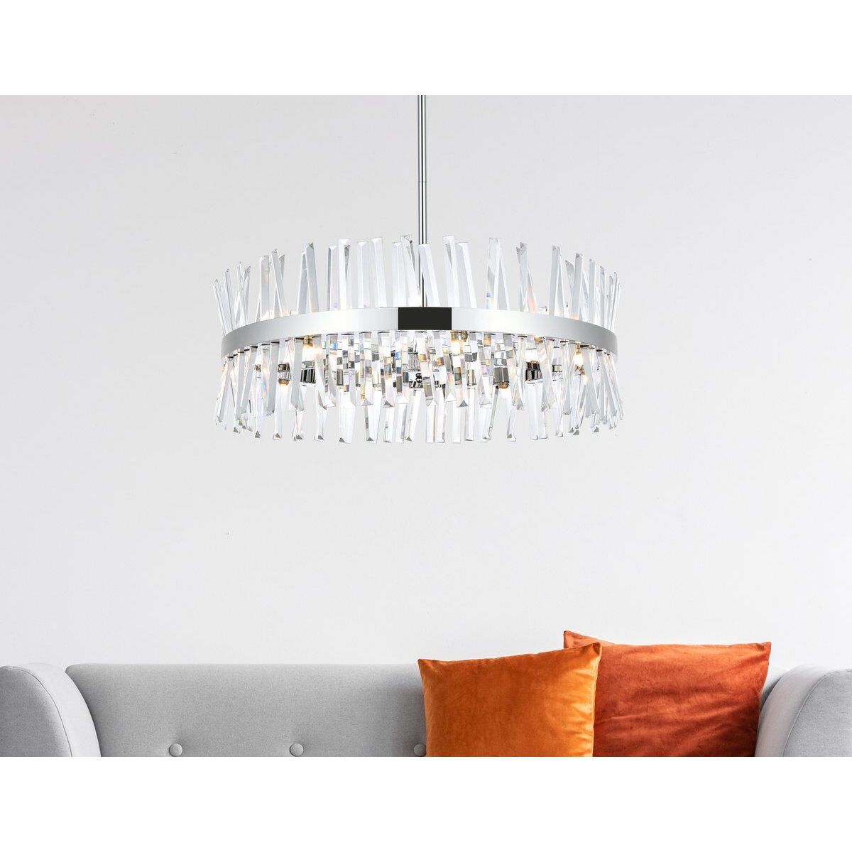 Serephina 16 Light 32 inch Chrome Chandelier Ceiling Light